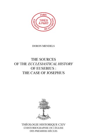THE SOURCES OF THE ECCLESIASTICAL HISTORYOF EUSEBIUS: THE CASE OF JOSEPHUS